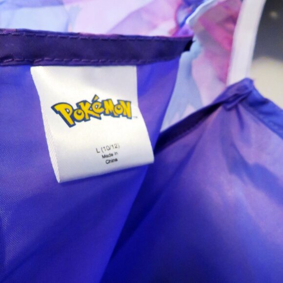 NWT Pokemon Girls Gengar Puff Sleeve Organza Dress Size L (10/12) - Picture 14 of 14